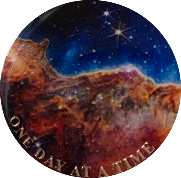 Webb Telescope Carina Nebula Medallion One Day At A Time NASA Coin