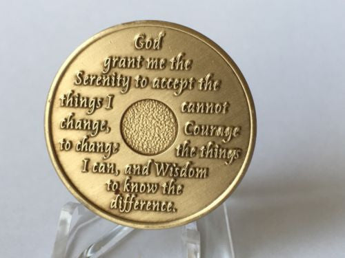 Lot Of 15 AA Alcoholics Anonymous Bronze Medallions Year 1 - 65 Months 1 - 11 - RecoveryChip