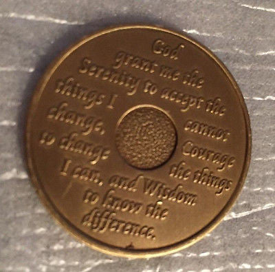 Set of 10 Alcoholics Anonymous 30 Day Recovery Coin Chip Medallion Token AA Days - RecoveryChip