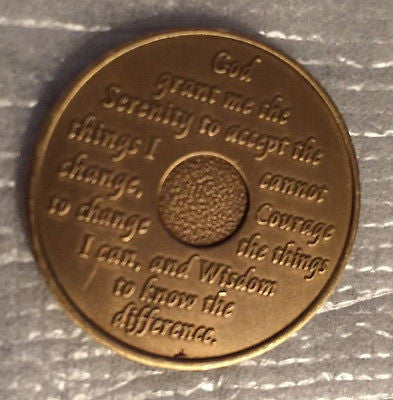 Set of 10 Alcoholics Anonymous 30 Day Recovery Coin Chip Medallion Token AA Days - RecoveryChip