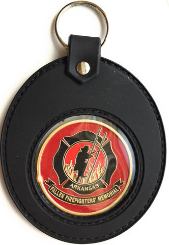 Challenge Coin Large Universal Fit Black Silicone Holder Keychain - RecoveryChip