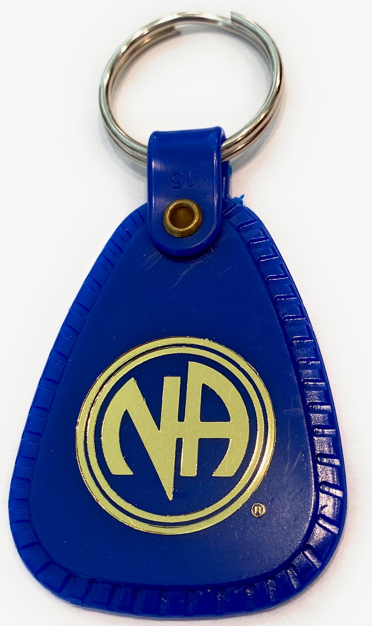 NA 6 Month Clean Keytag Blue Narcotics Anonymous 6 Months Keychain
