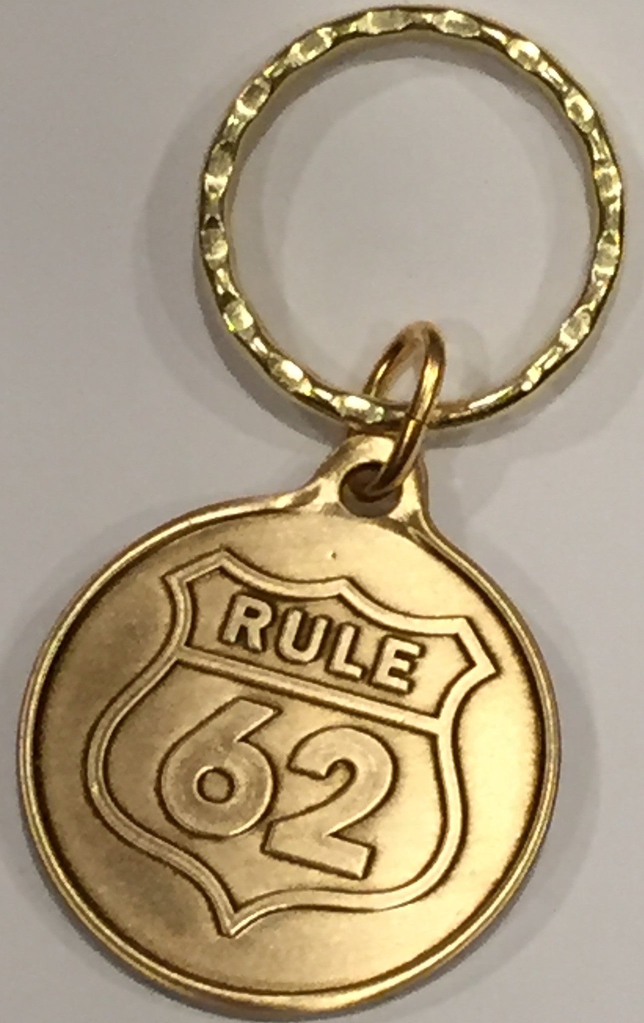 Rule 62 - Don't Take Yourself Too Damn Serious AA Medallion Keychain - RecoveryChip