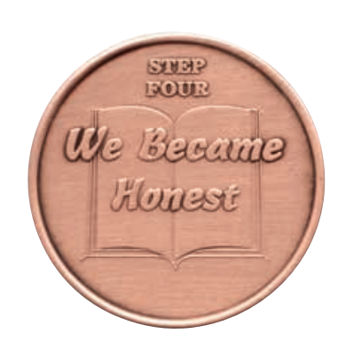 Copper Sobriety Step Medallions Steps 1 2 3 4 5 6 7 8 9 10 12 AA NA 12 Step Programs - RecoveryChip