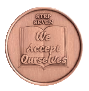 Copper Sobriety Step Medallions Steps 1 2 3 4 5 6 7 8 9 10 12 AA NA 12 Step Programs - RecoveryChip