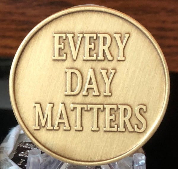 Attitude Every Day Matters Eagle Medallion Chip Coin Bronze - RecoveryChip